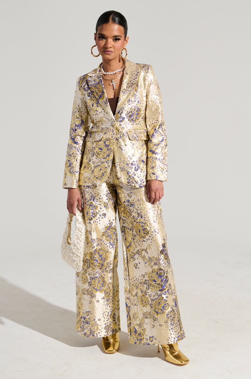 GOLDIE BROCADE TROUSER