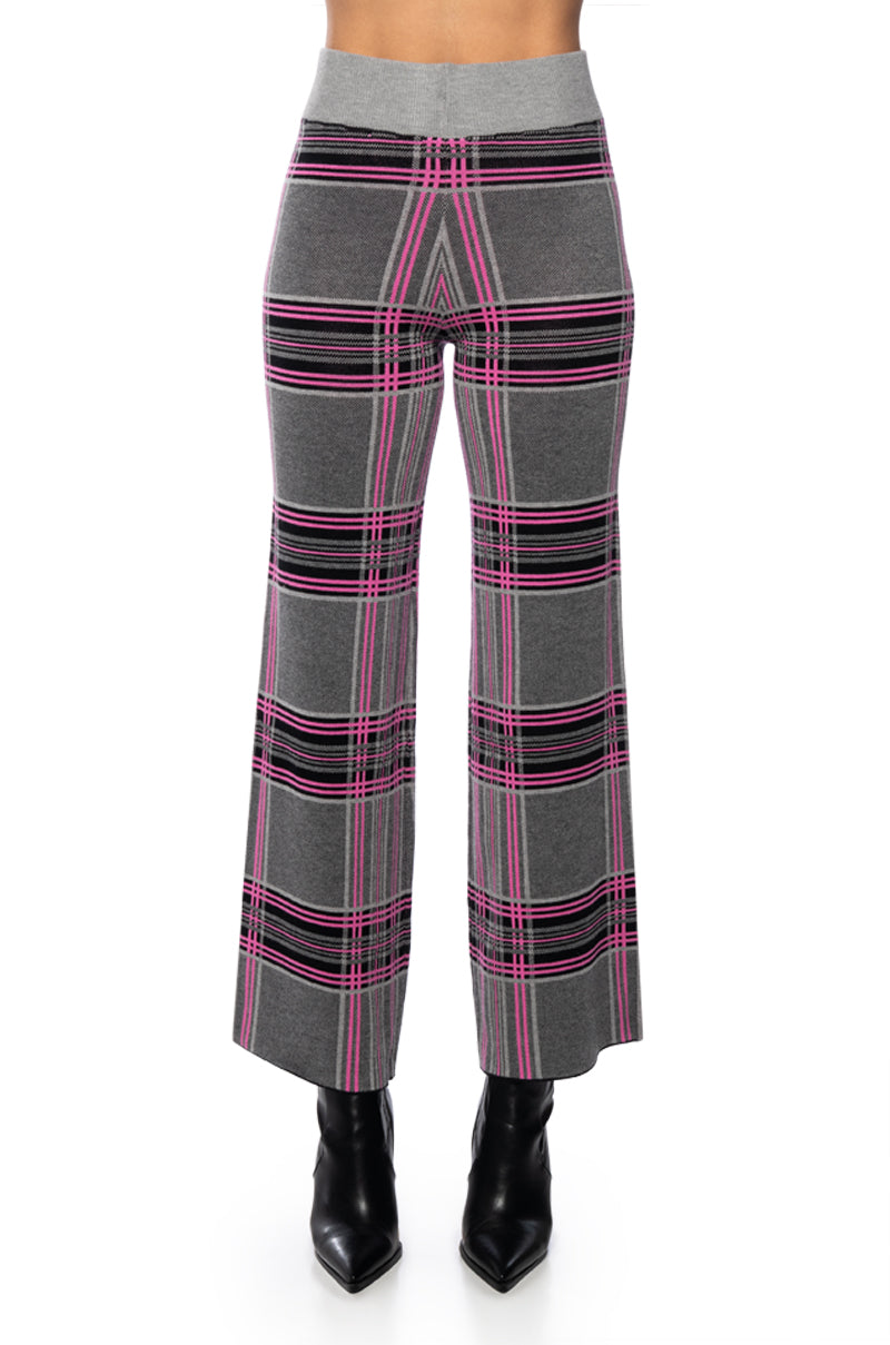 LOVER GIRL WIDE LEG KNIT TROUSER