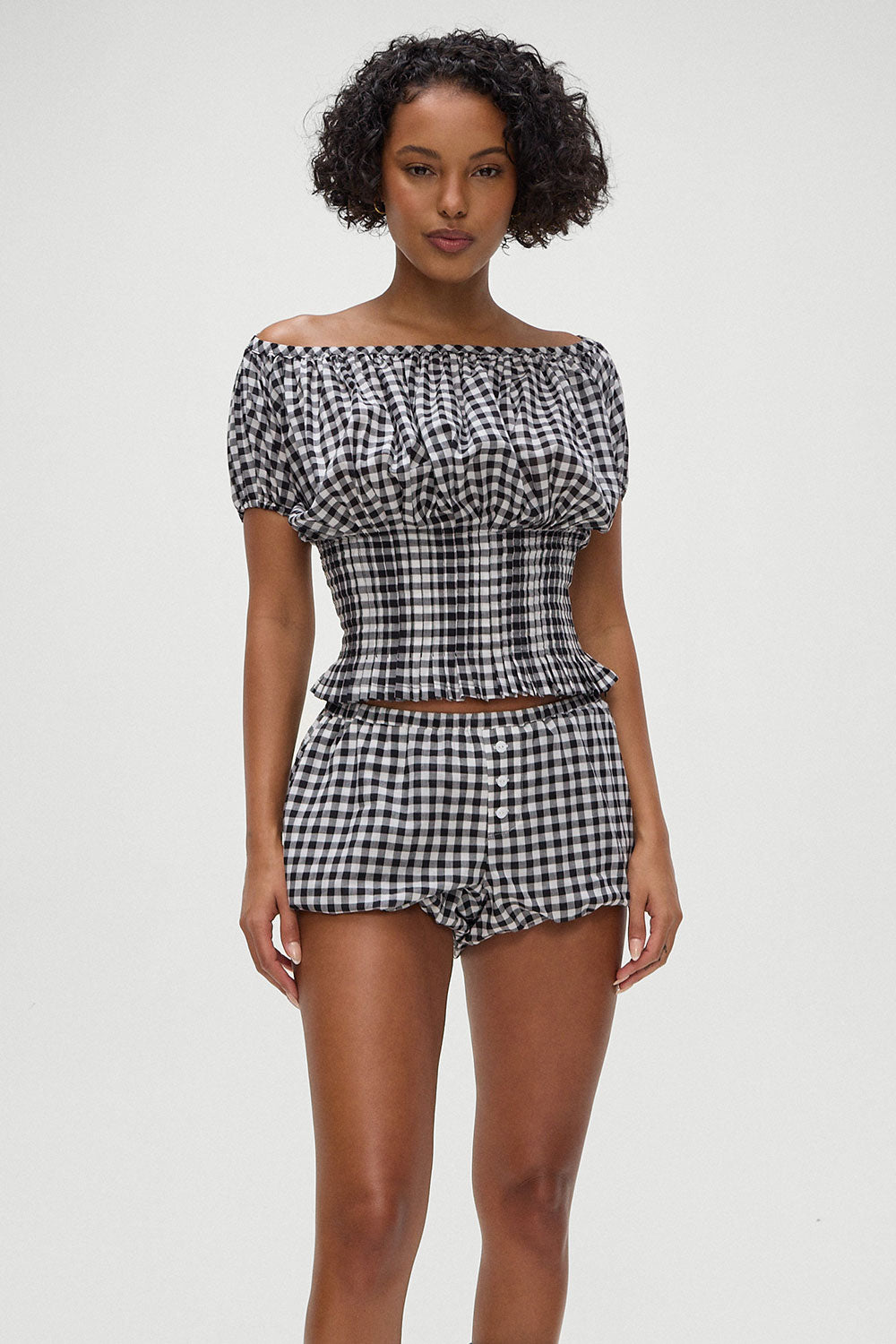 Cider Bloomers - Black Gingham