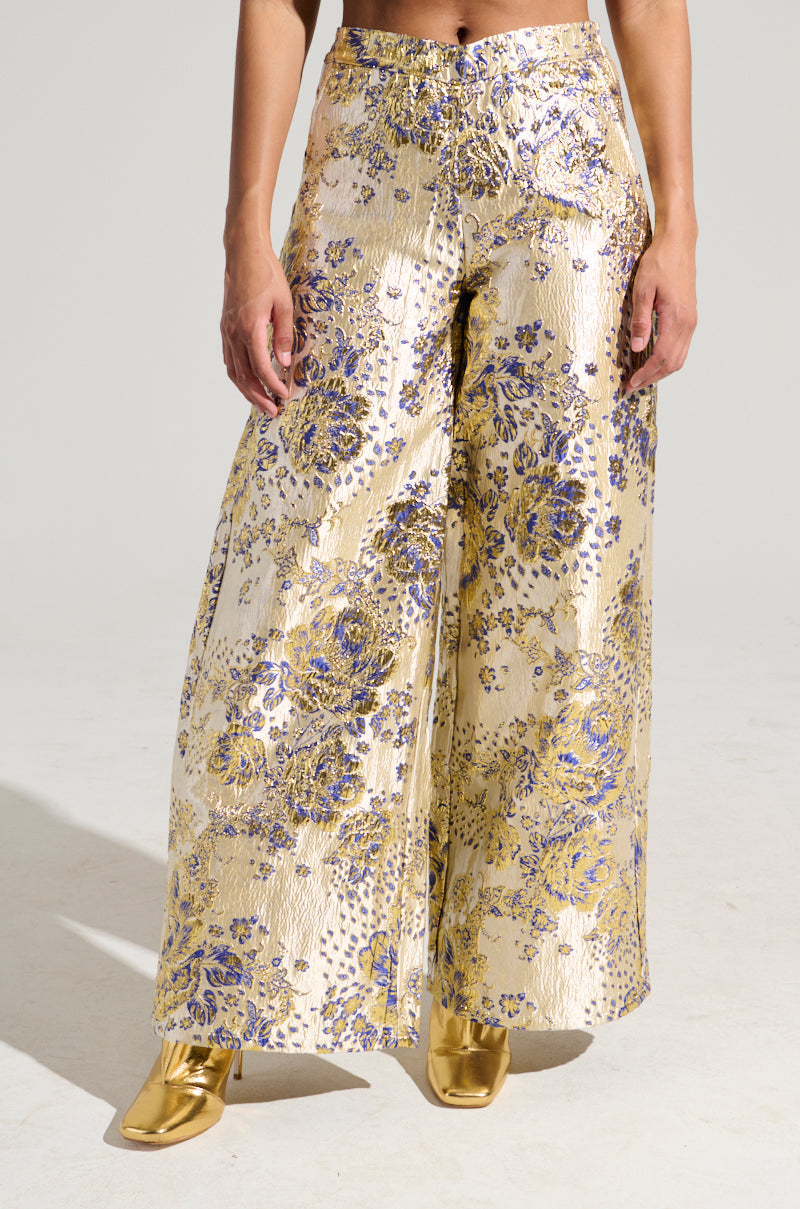 GOLDIE BROCADE TROUSER