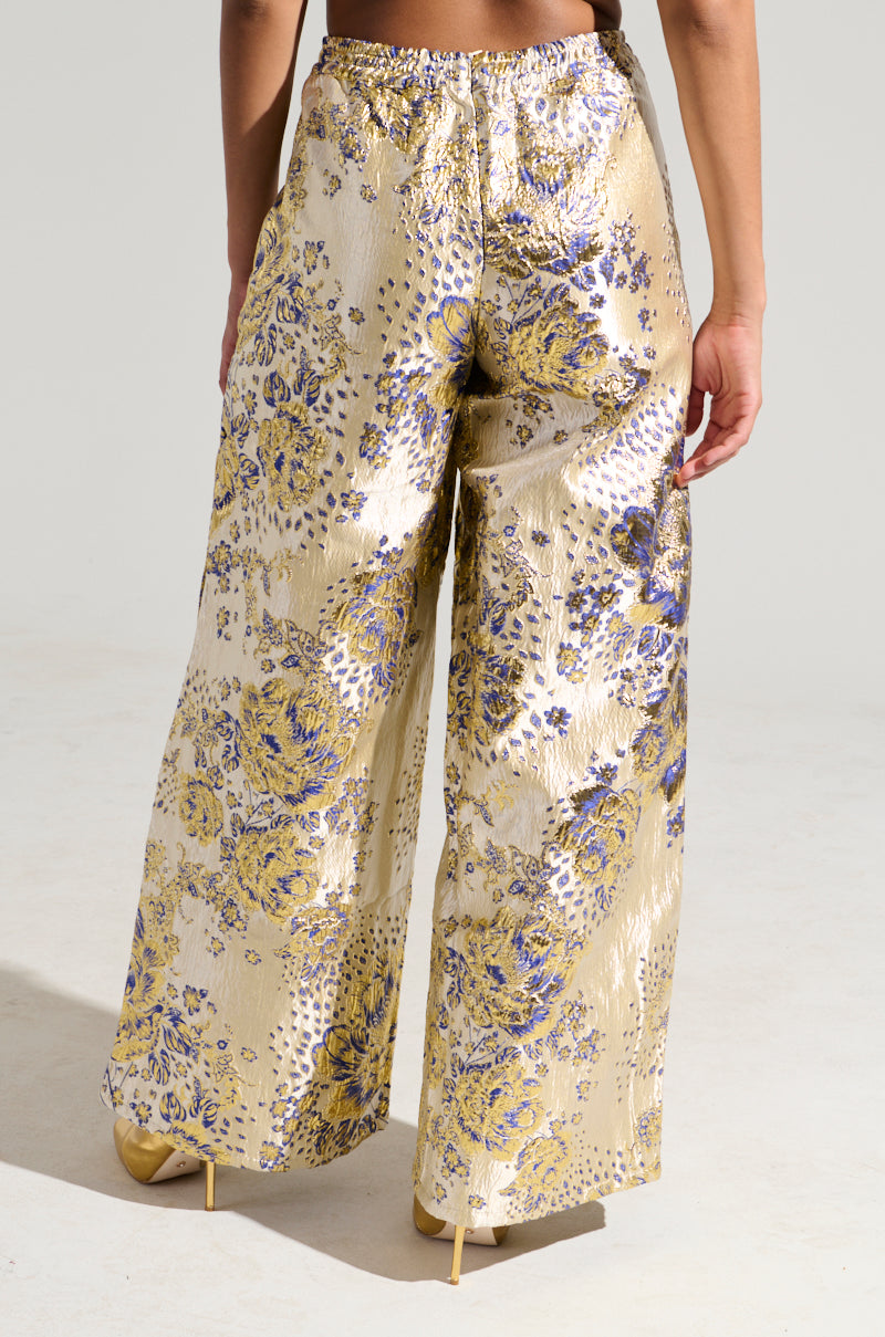 GOLDIE BROCADE TROUSER