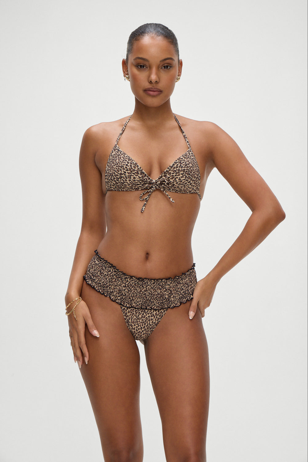 Sofie Micro Bikini Bottom - Baby Leopard