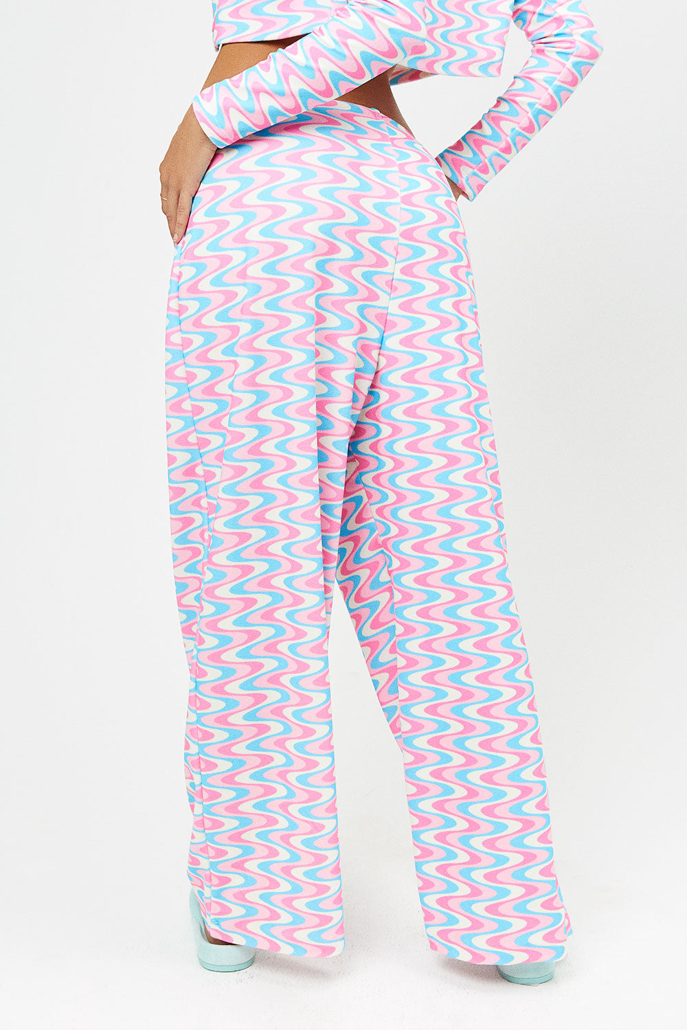 Michelle Low Rise Wide Leg Pants - Sister Swirl