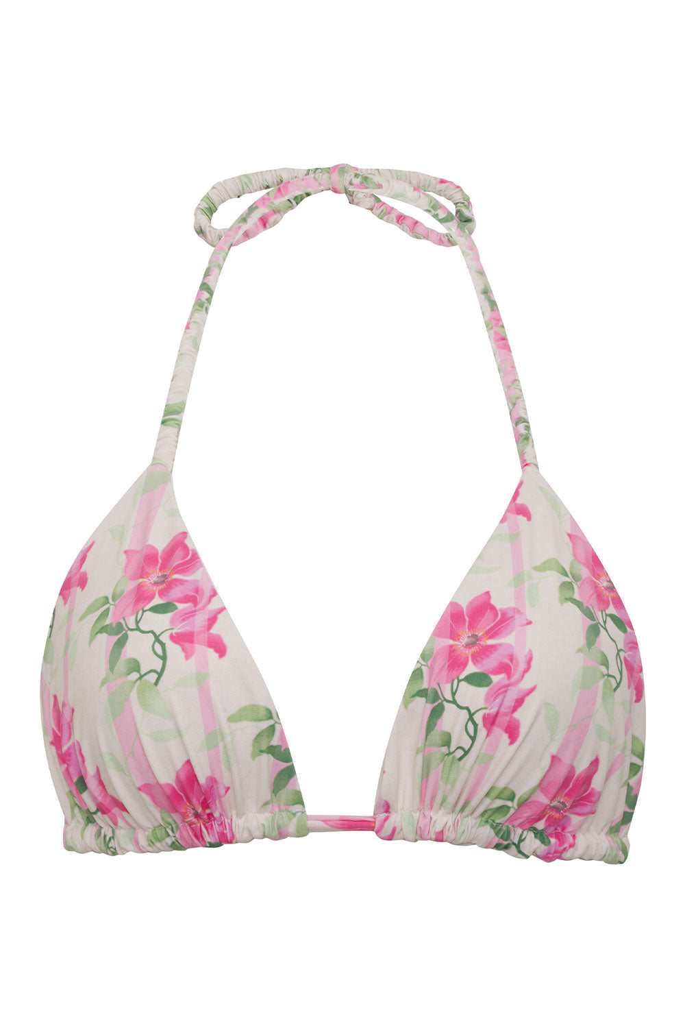 Hope Floral Triangle Bikini Top - Tiger Lily