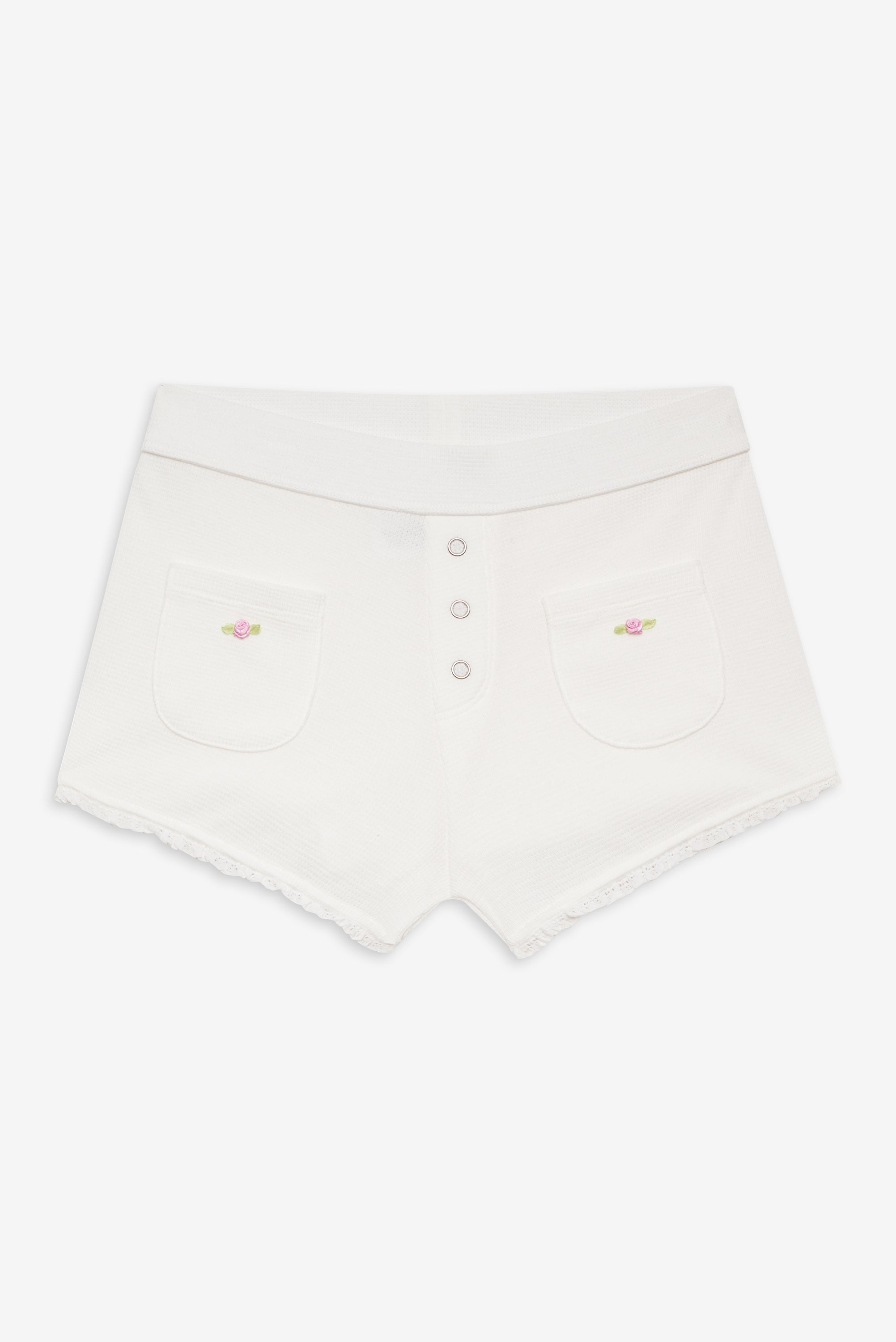 Eve Booty Shorts - White