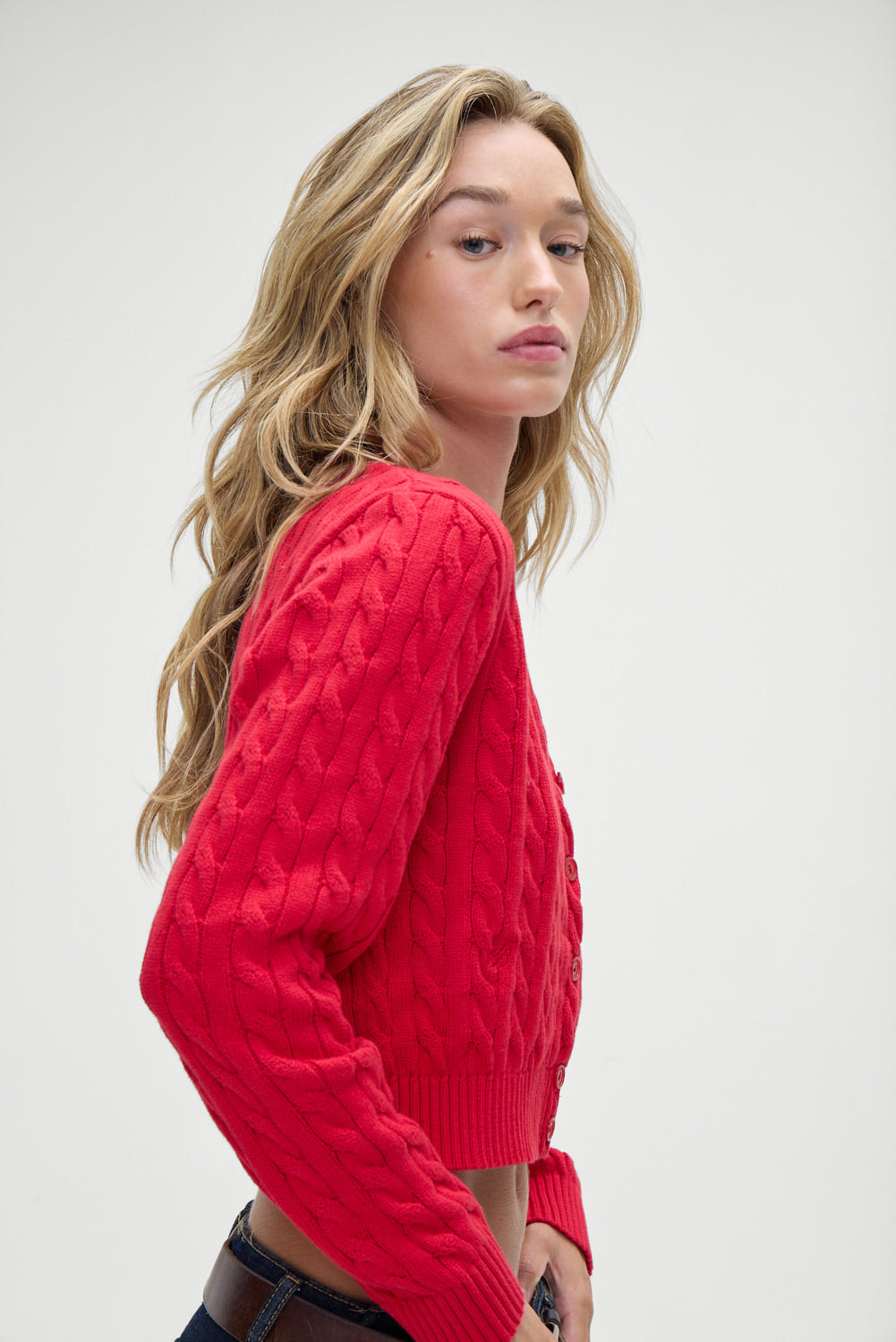 Dudley Cable Knit Cardigan - Heartstrings