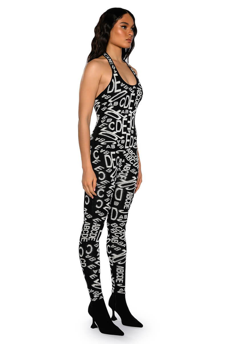 TURNING HEADS KNIT JUMPSUIT