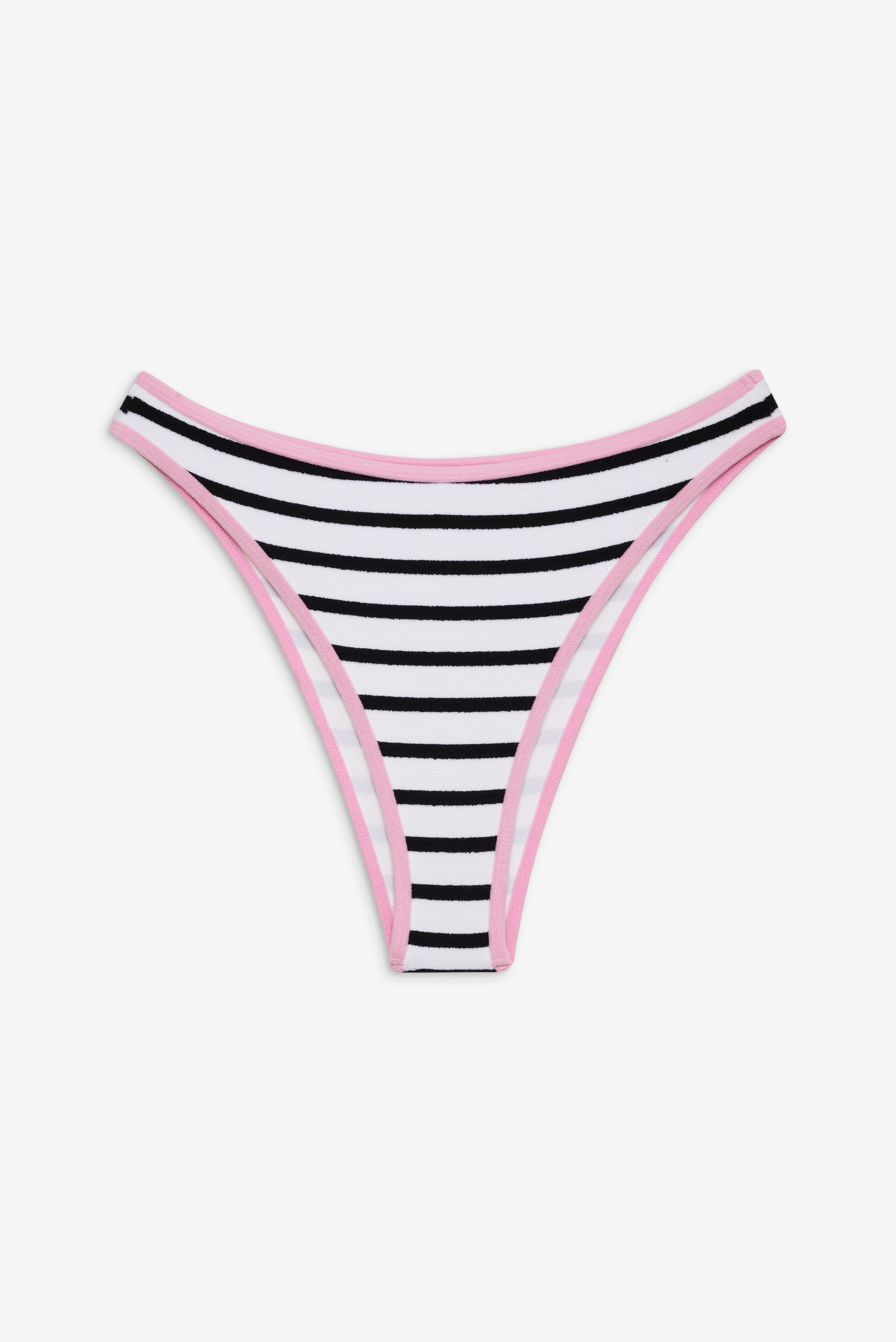 Beck High Waist Bikini Bottom - Vintage Stripe