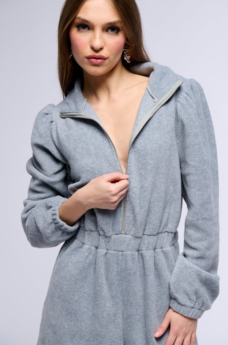 COOL COMFORT ZIP UP JUMPSUIT