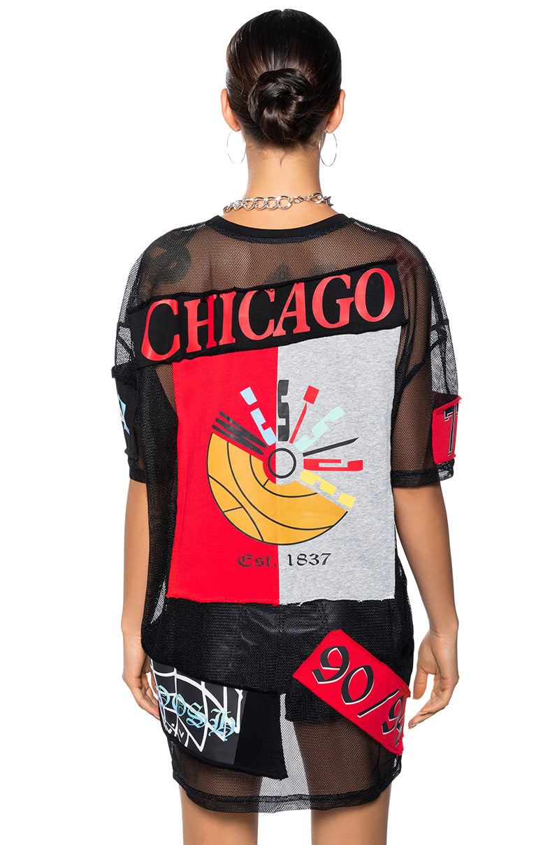 CHICAGO ALL STAR SHORT SLEEVE MESH T-SHIRT