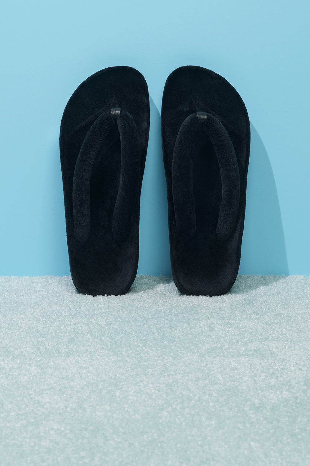 Puffer Padded Flip Flop - Black