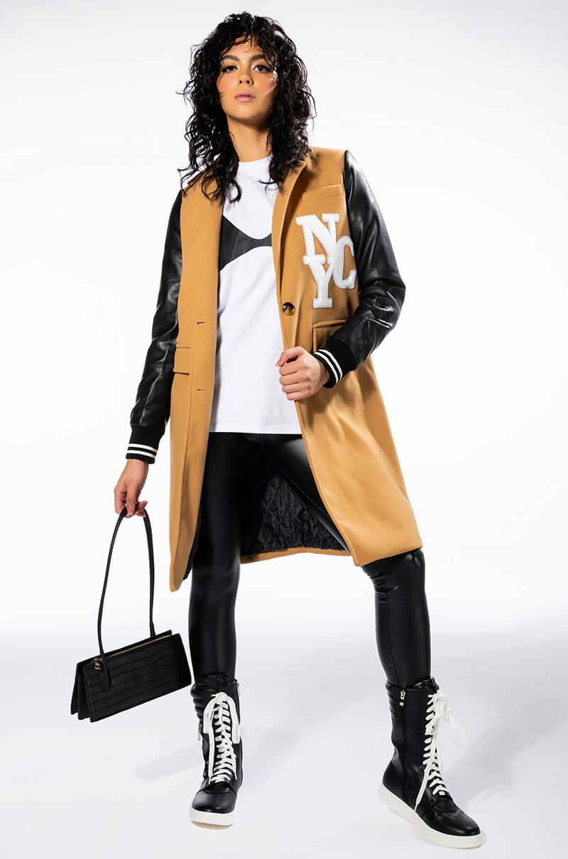 BRENTWOOD VARSITY TRENCH JACKET