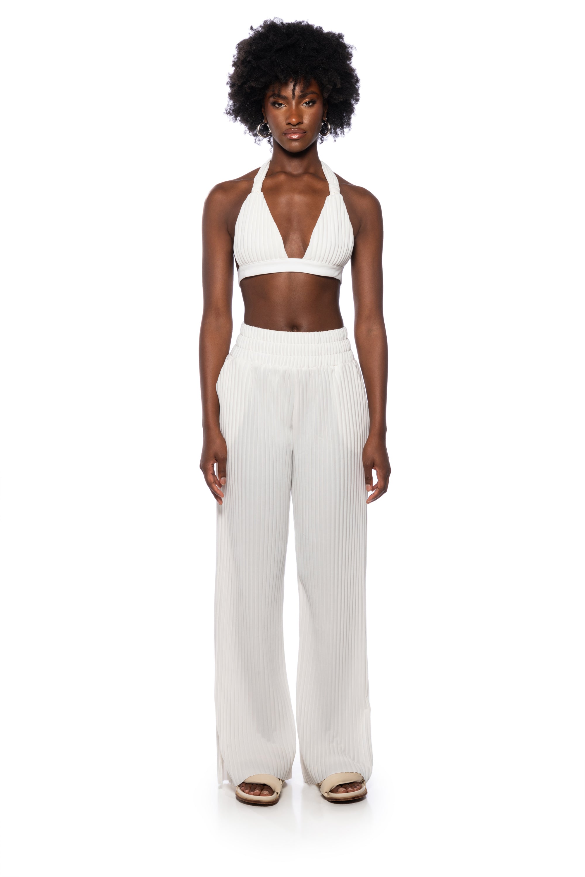 LUCY HIGH RISE WIDE LEG PANT