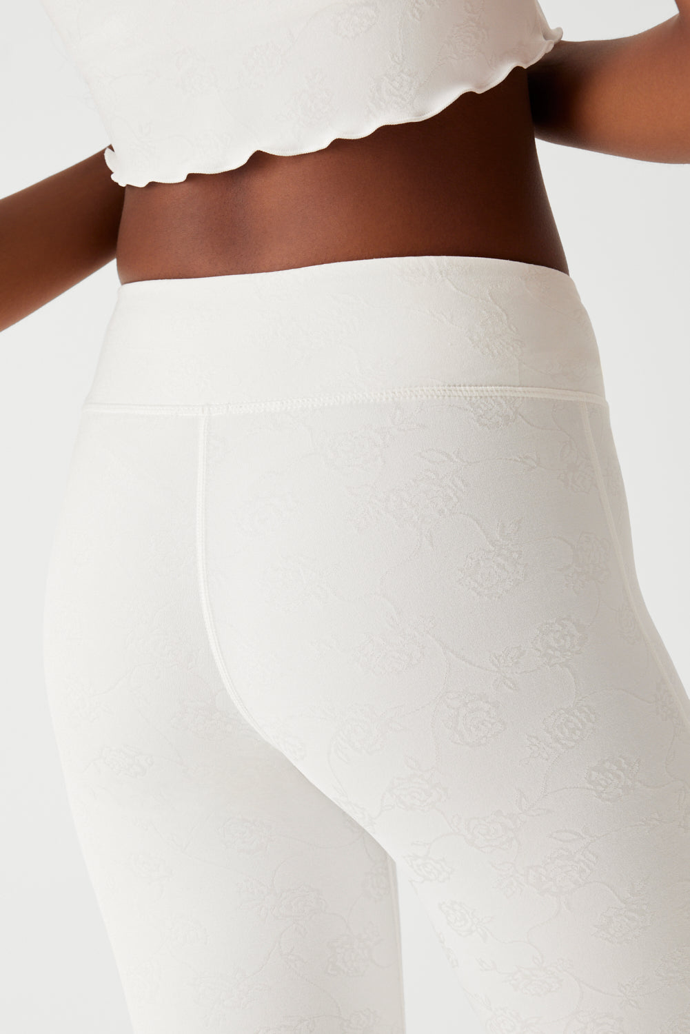 Clementine Low Waist Flare Legging - Moon Flower