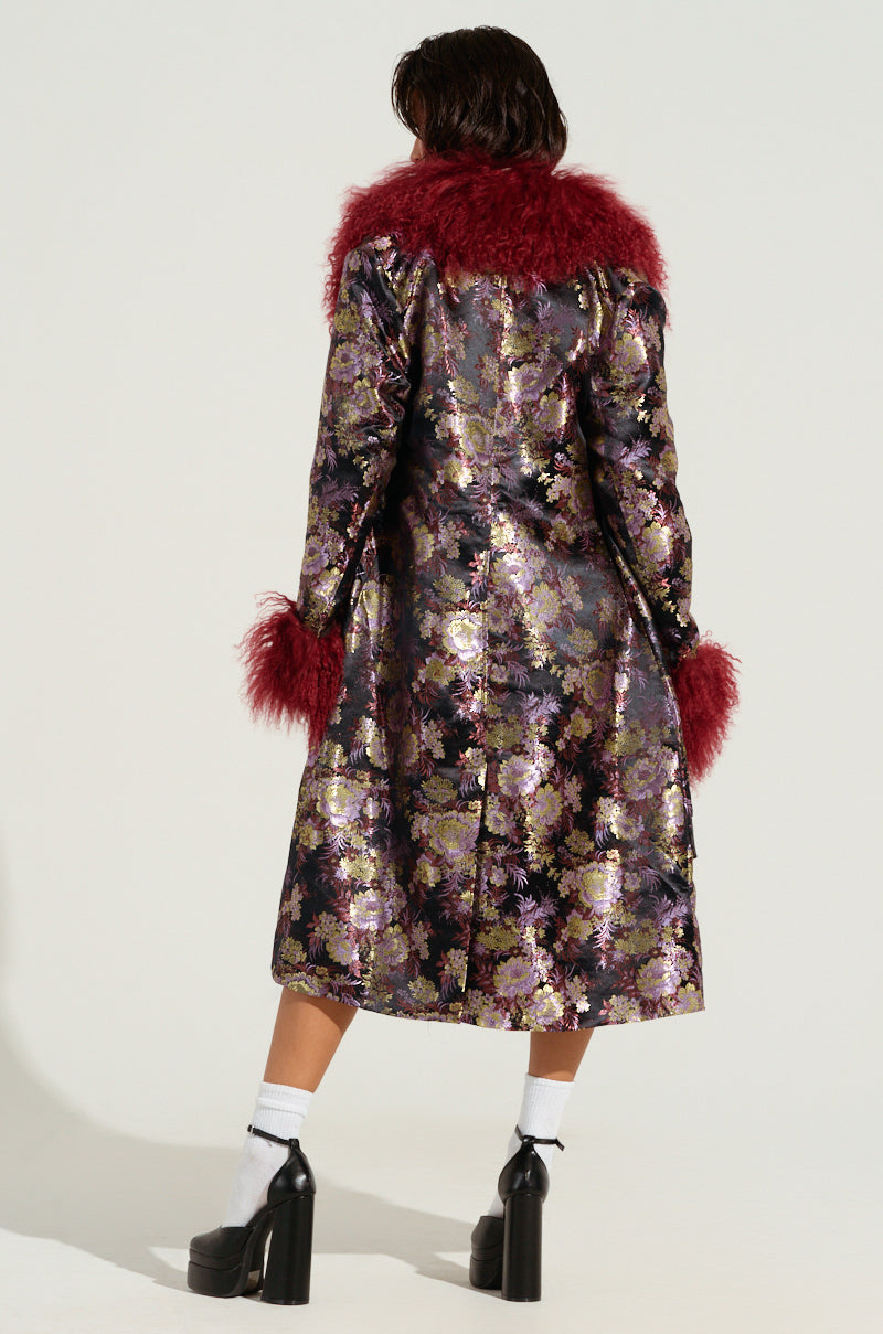 COSMO BROCADE TRENCH