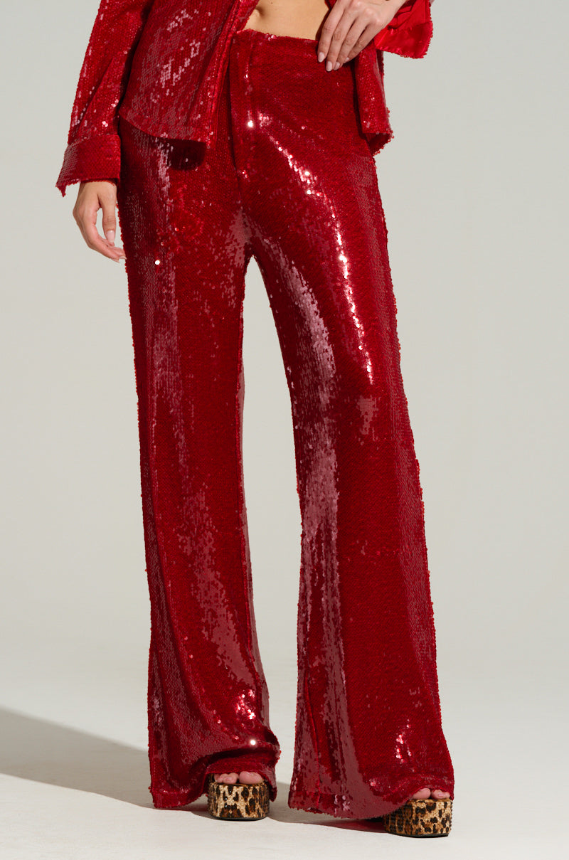 LOVER ZONE SEQUIN TROUSER