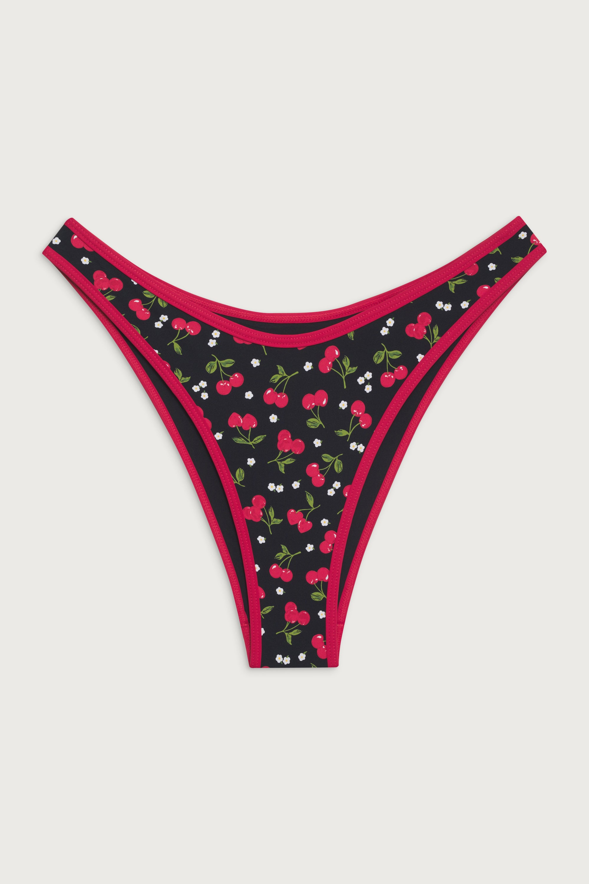 Dove Classic Bikini Bottom - Cherry Hearts