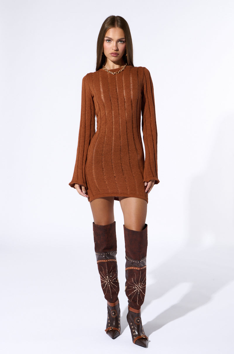 COOL IT KNIT MINI DRESS