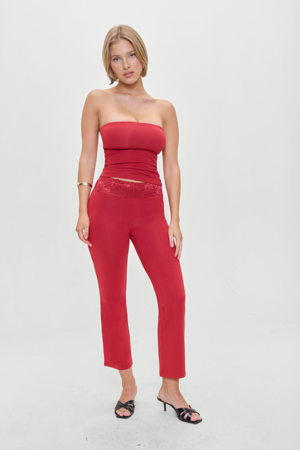 Holloway Low Rise Capri Pants - Pepper