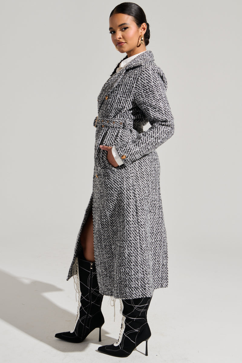 ALTURA TWEED TRENCH