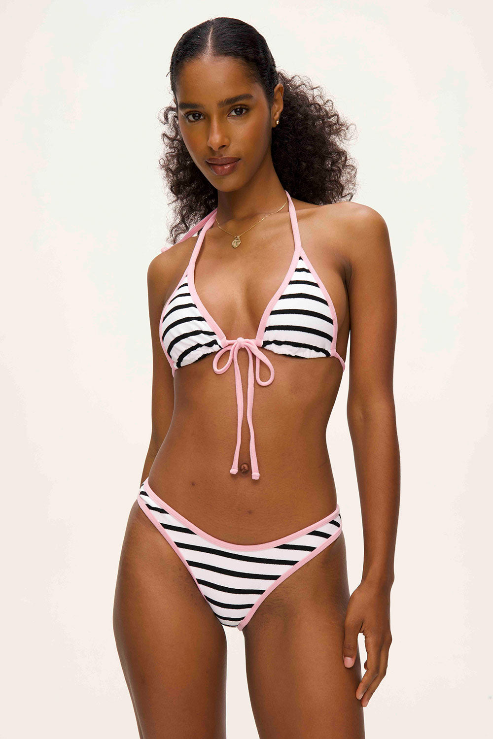 Dove Bikini Bottom - Vintage Stripe