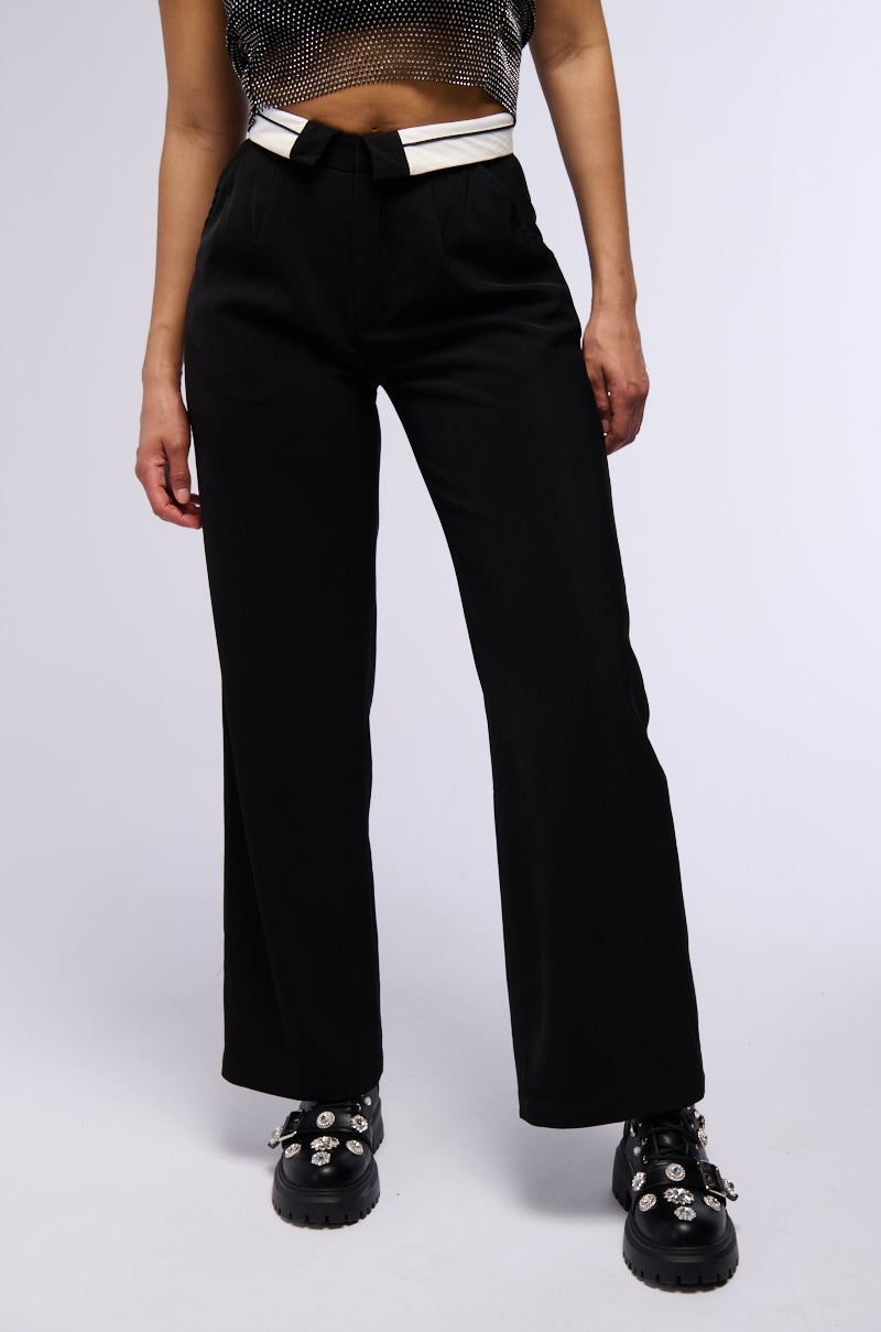 PLAY NICE FOLD OVER WAIST TROUSER