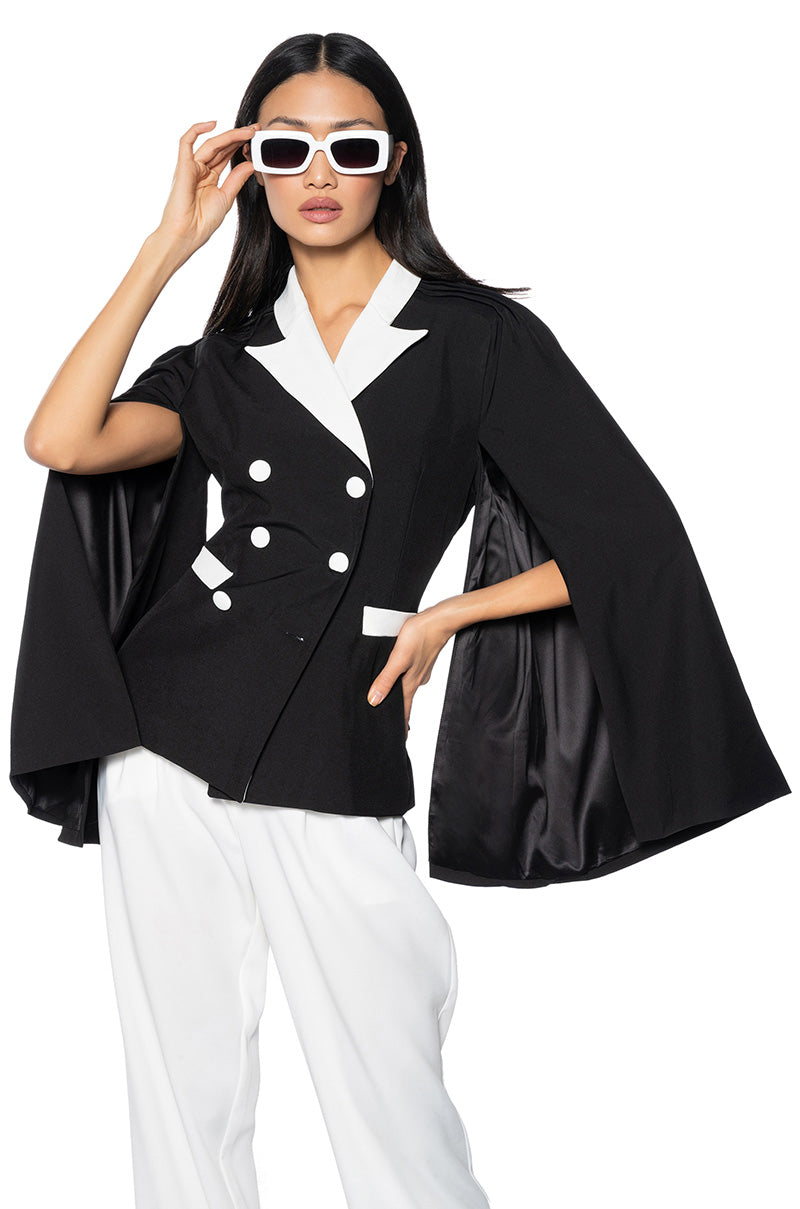 CLASSY CAPE BLAZER