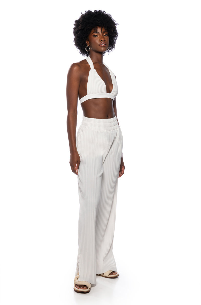 LUCY HIGH RISE WIDE LEG PANT