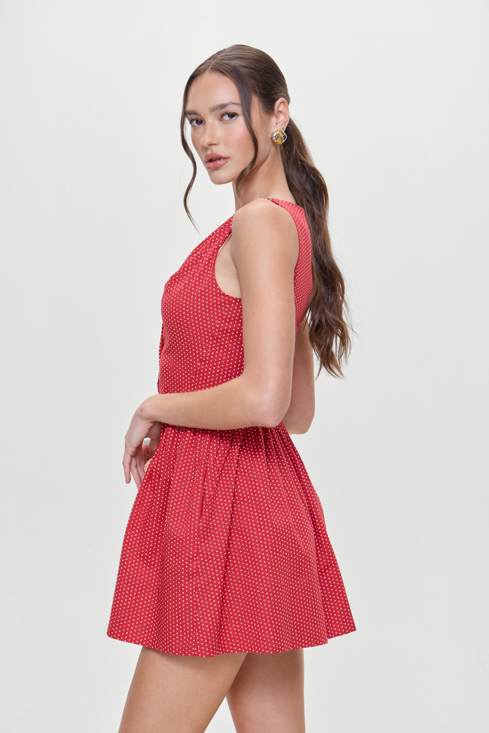 Charlotte Corset Mini Dress - Ladybug