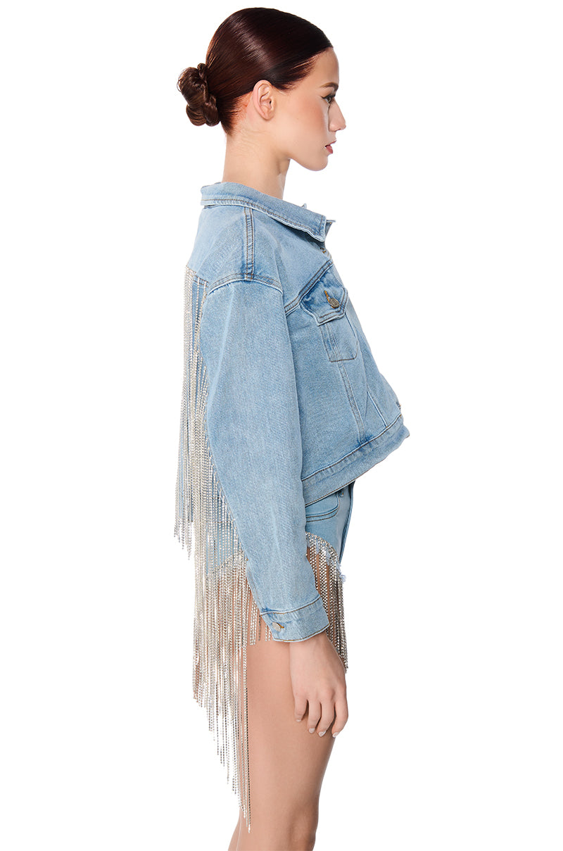 DOLLY CROPPED JEAN JACKET