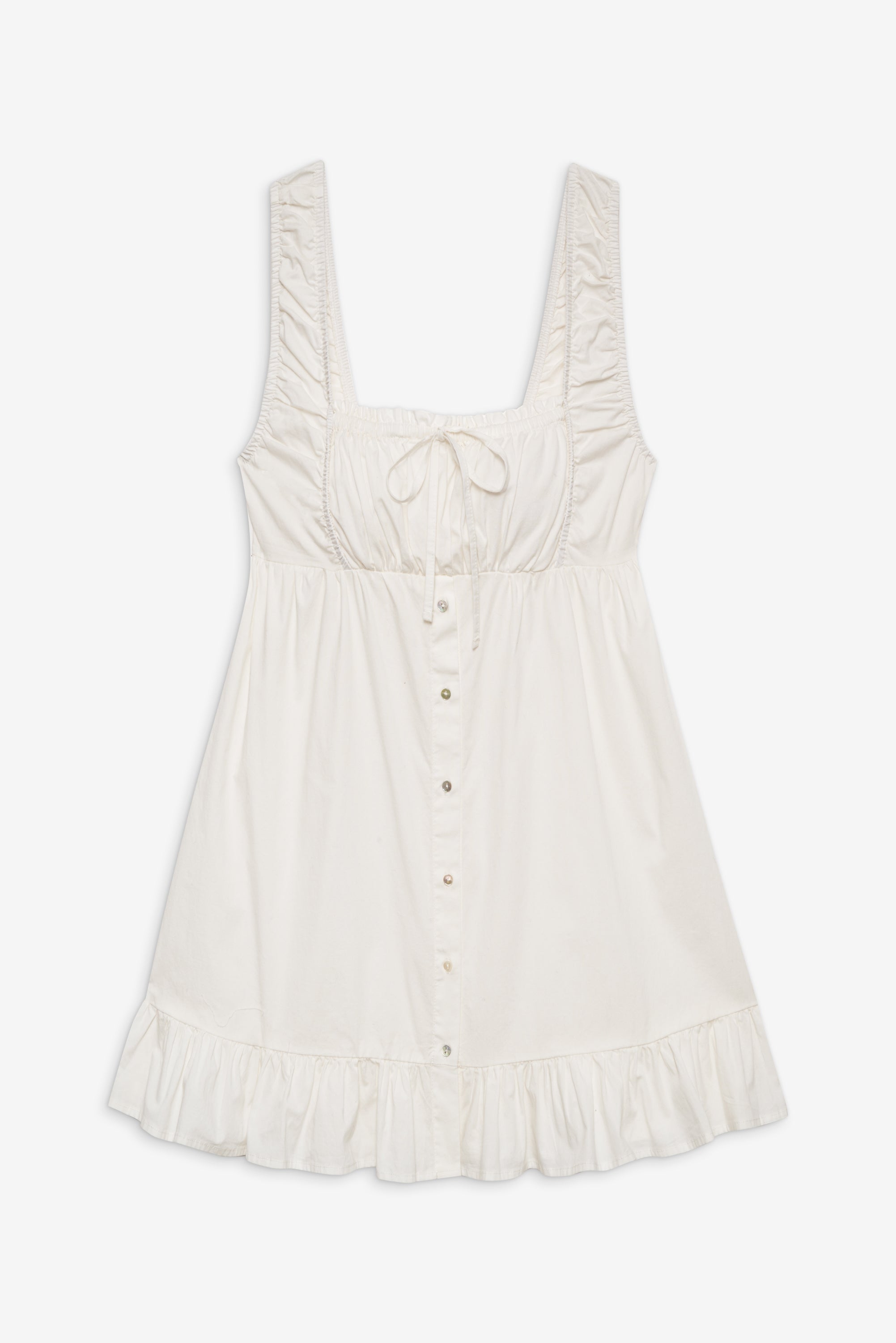 Marilyn Babydoll Dress - White