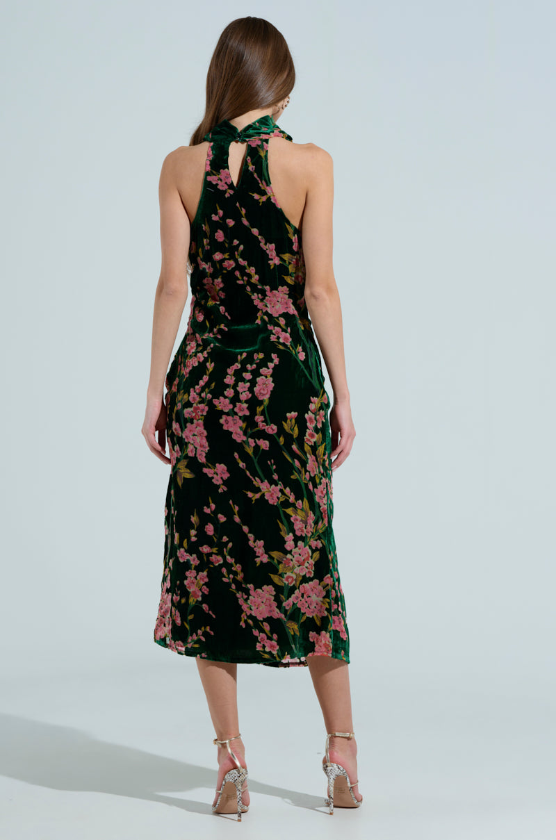 IRIS FLORAL DRESS