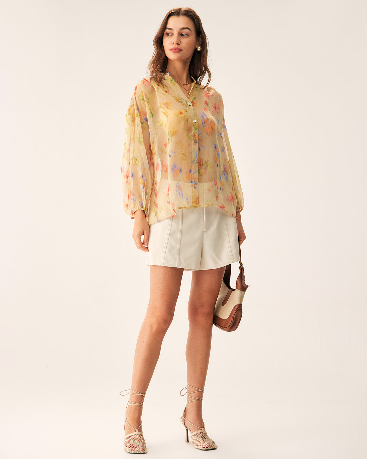 Floral Drop Shoulder Blouse