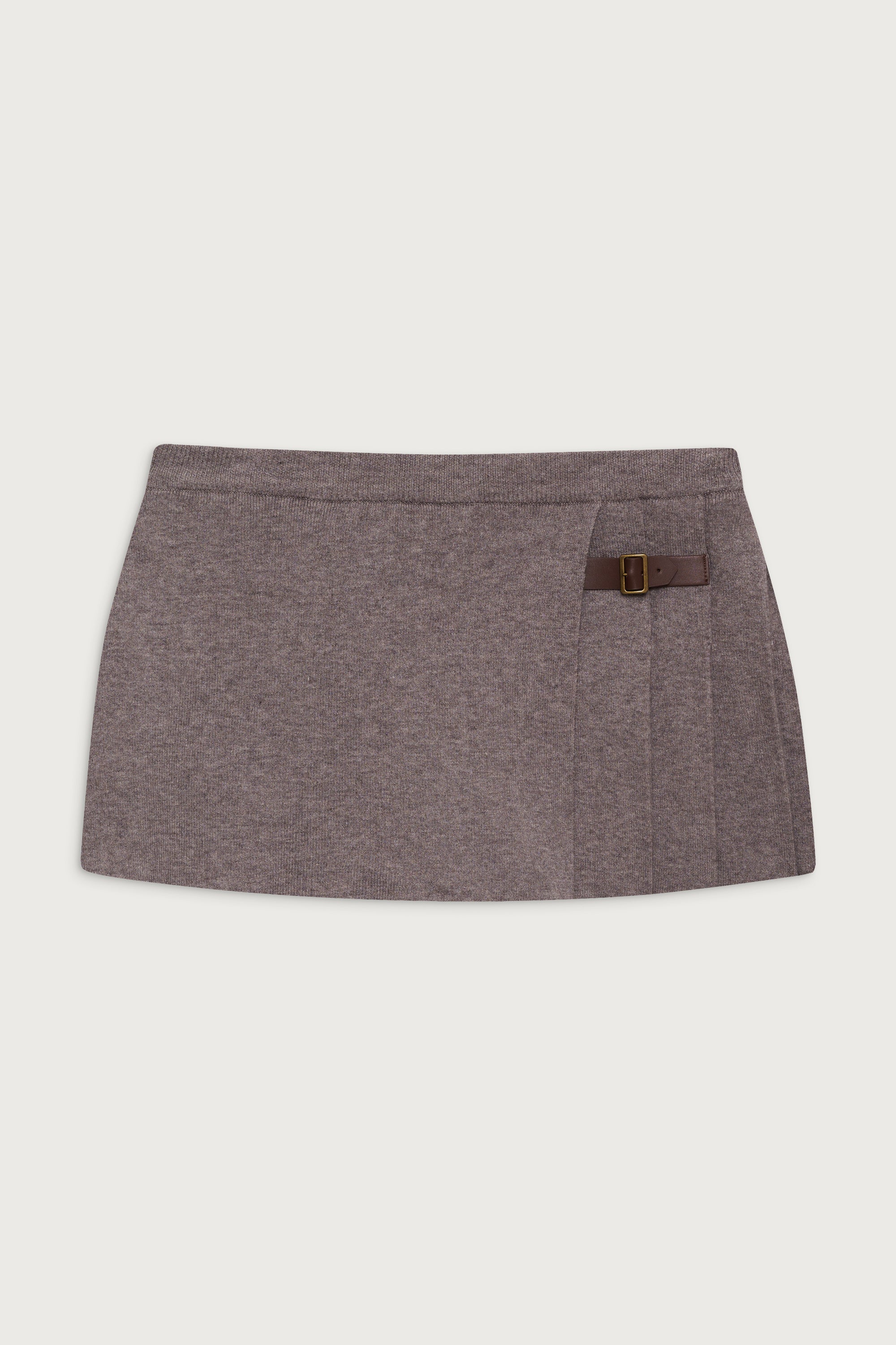 Carver Cloud Knit Pleated Skort - Dark Pearl