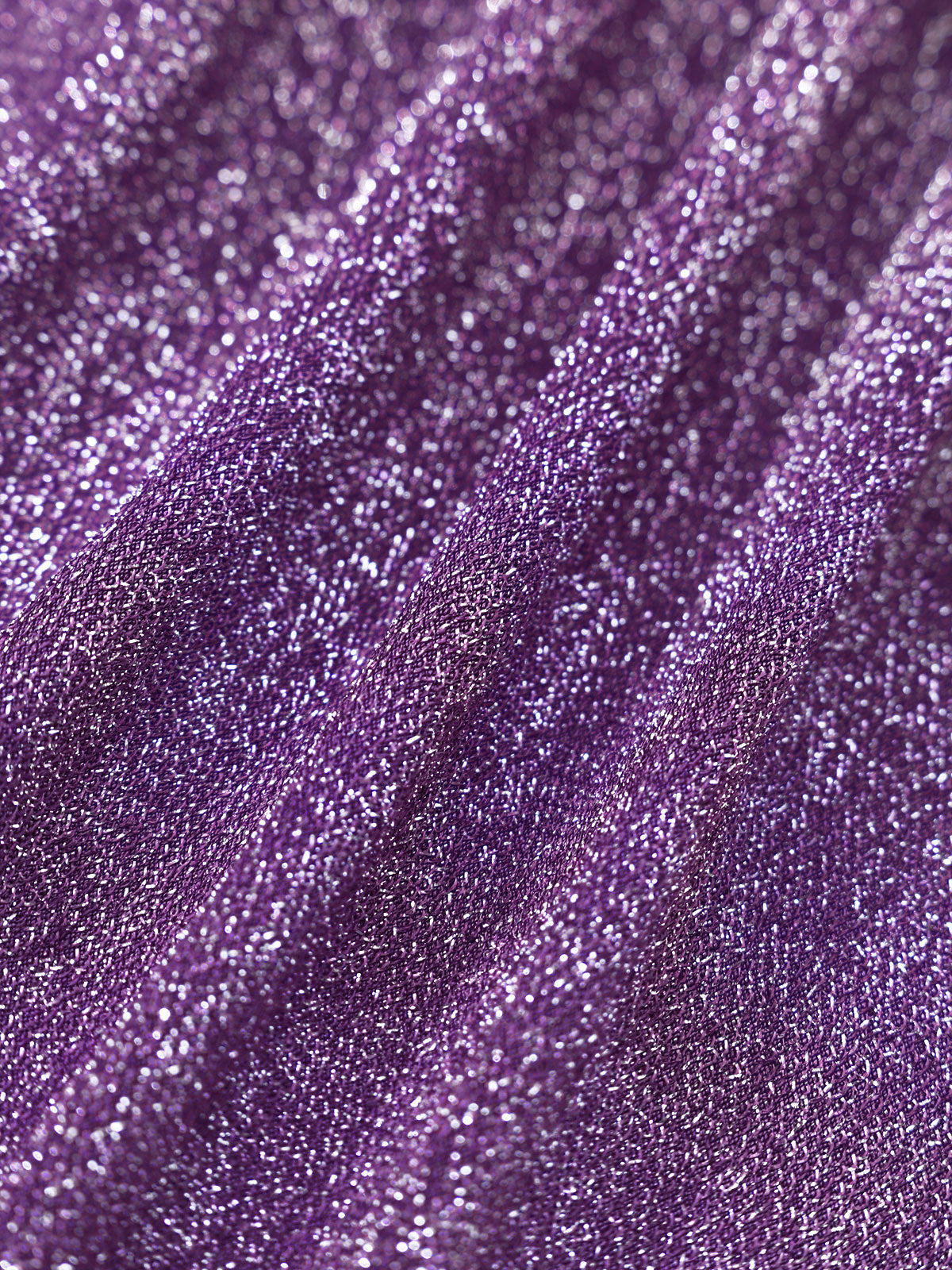 Purple Lurex Glitter Overskirt