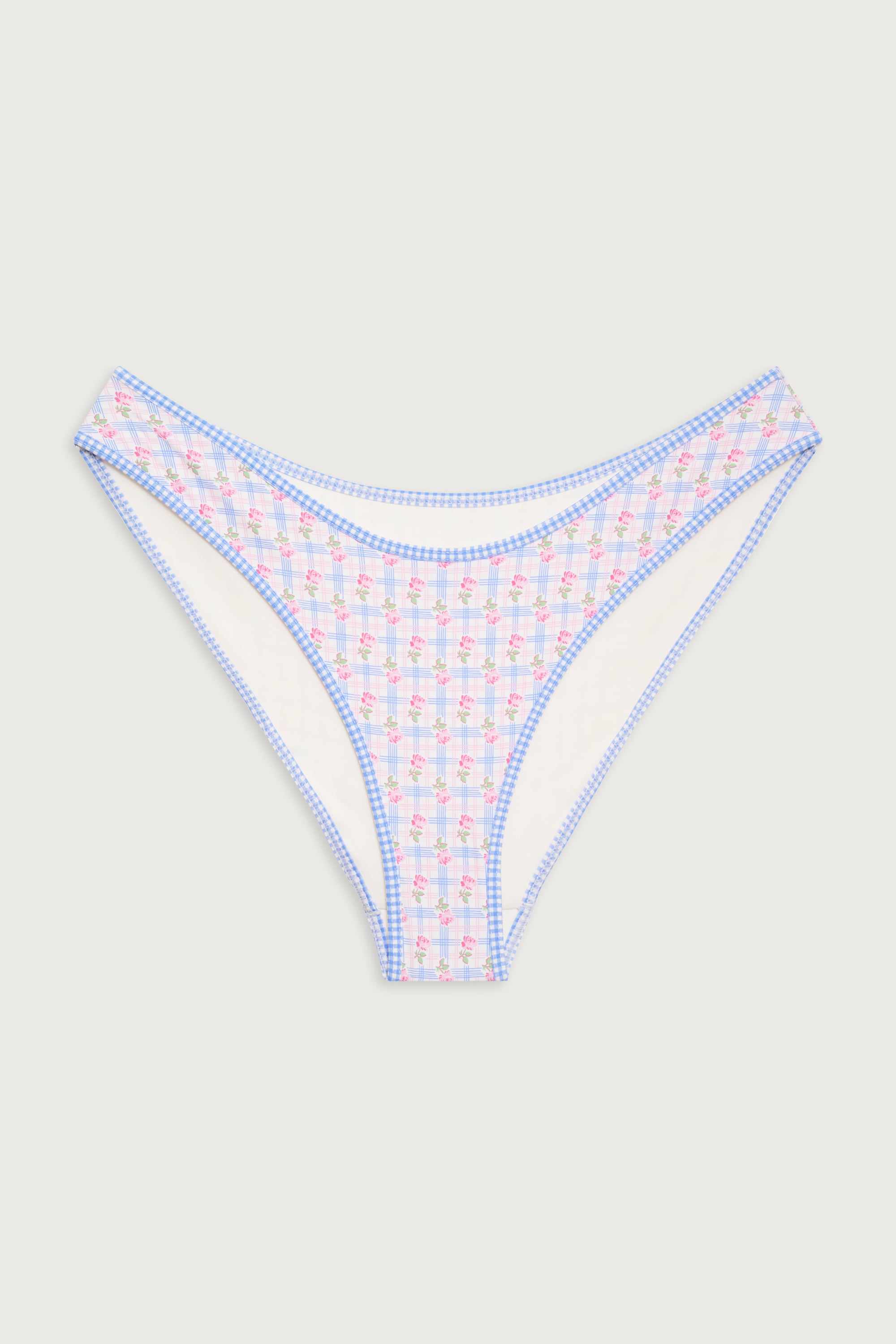 Catalina Full Coverage Bikini Bottom - Rose Picnic