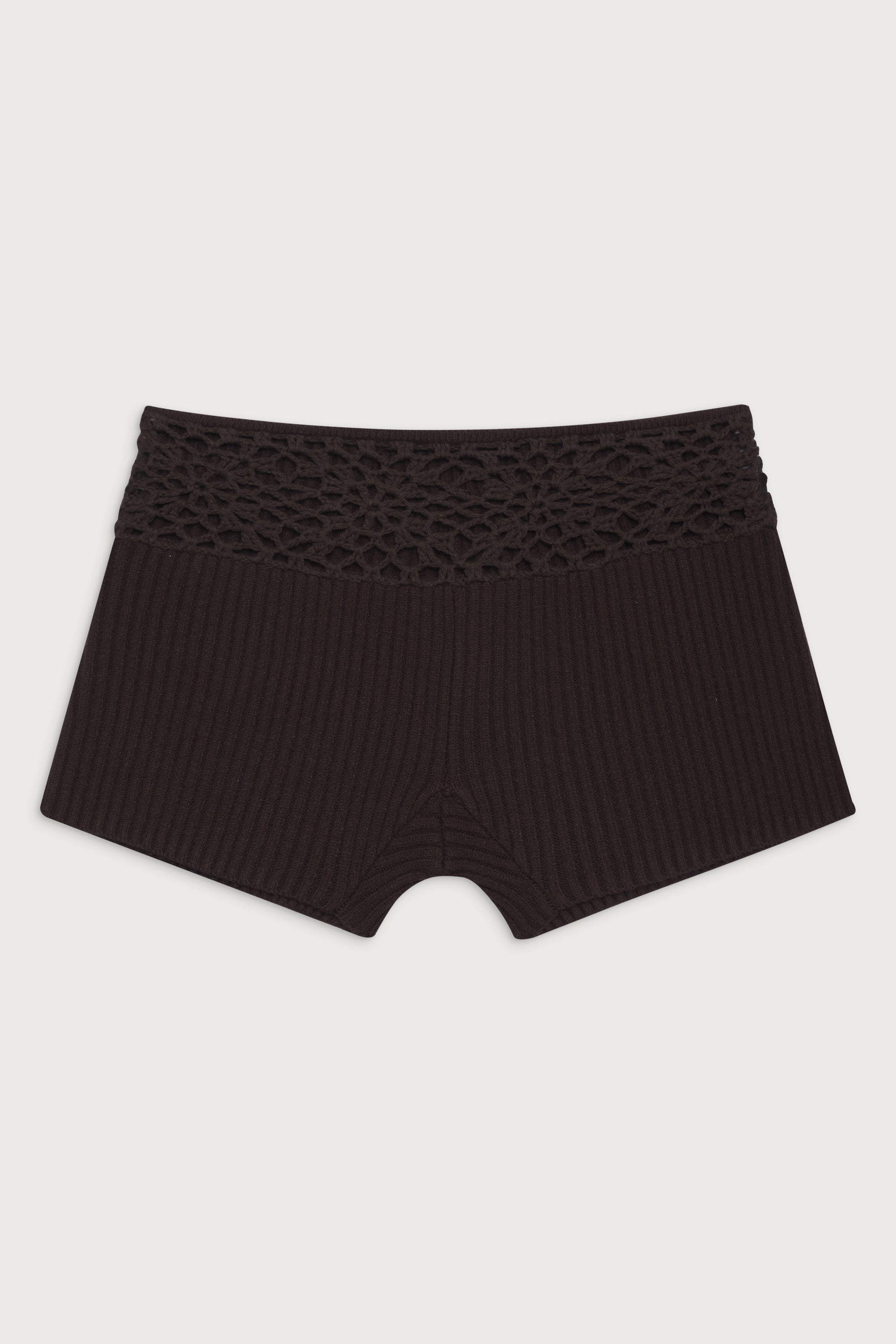 Lover Cloud Knit Mini Short - Bourbon