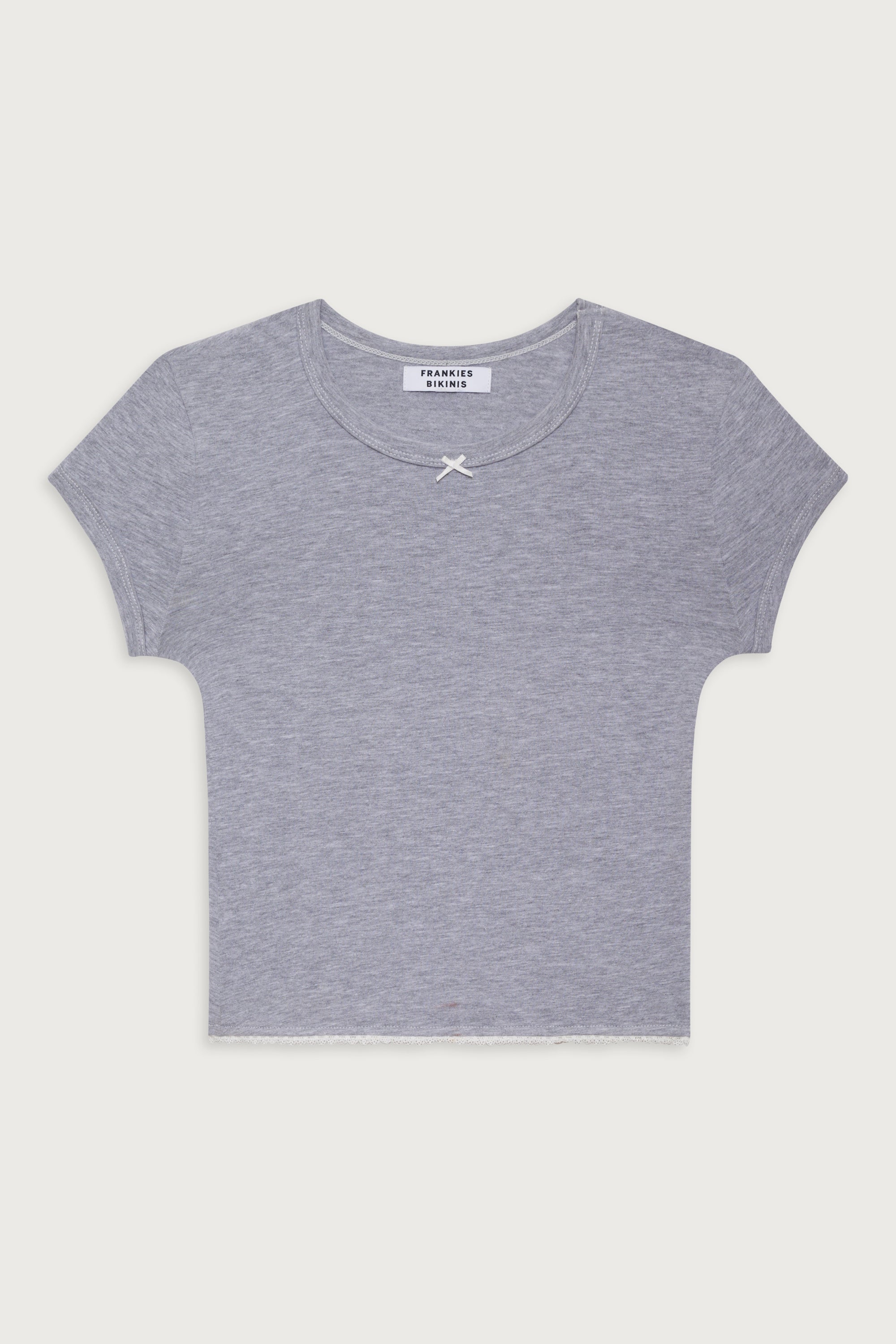 Archie Cotton Tee - Heather Grey