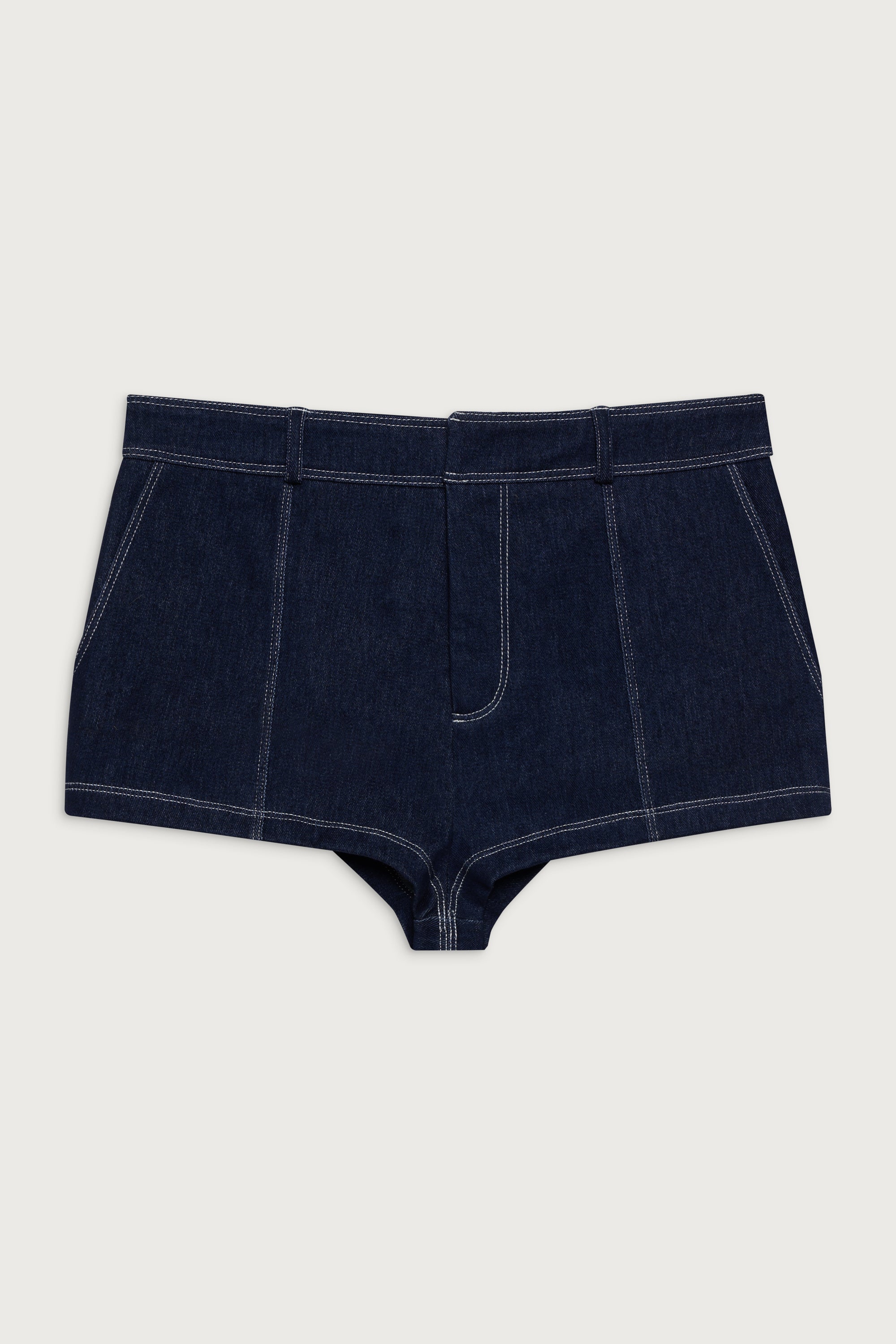 Mary Denim Mini Short - Blue Denim