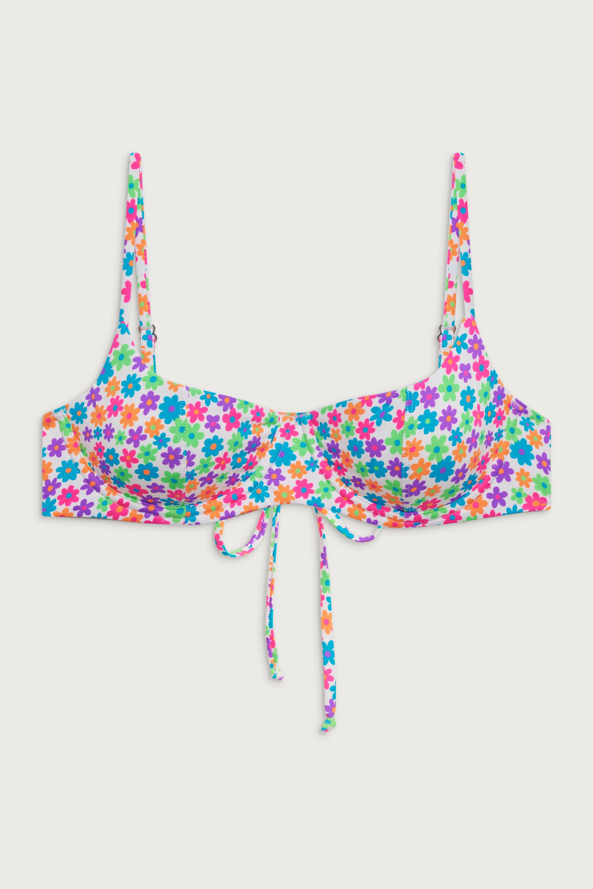 Cola Underwire Balconette Bikini Top - Forever Flower