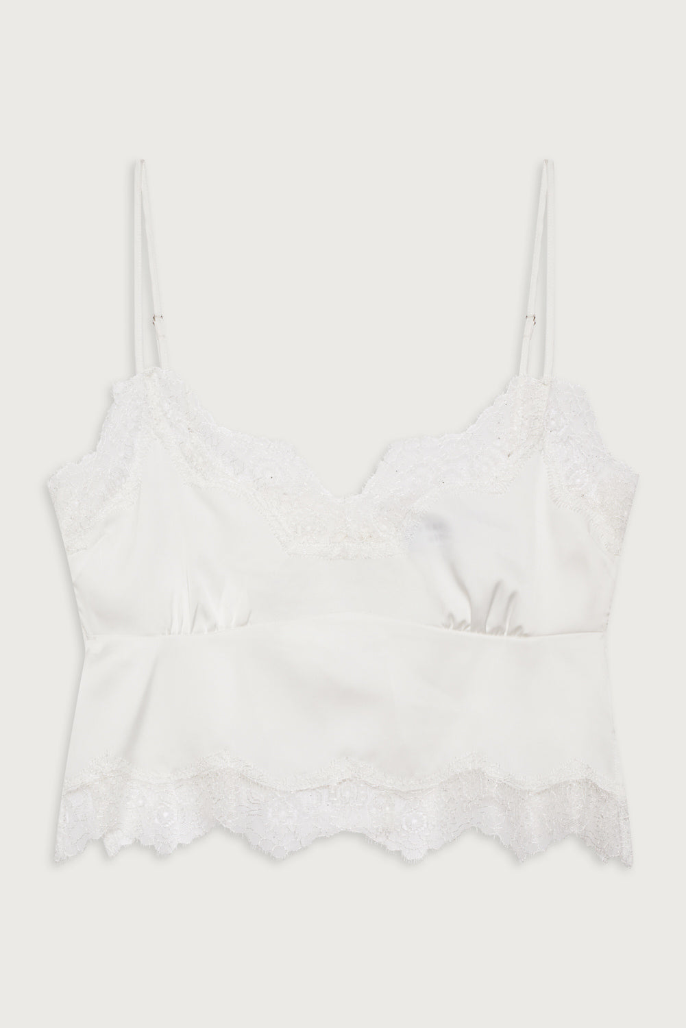 Snuggle Satin Camisole - White