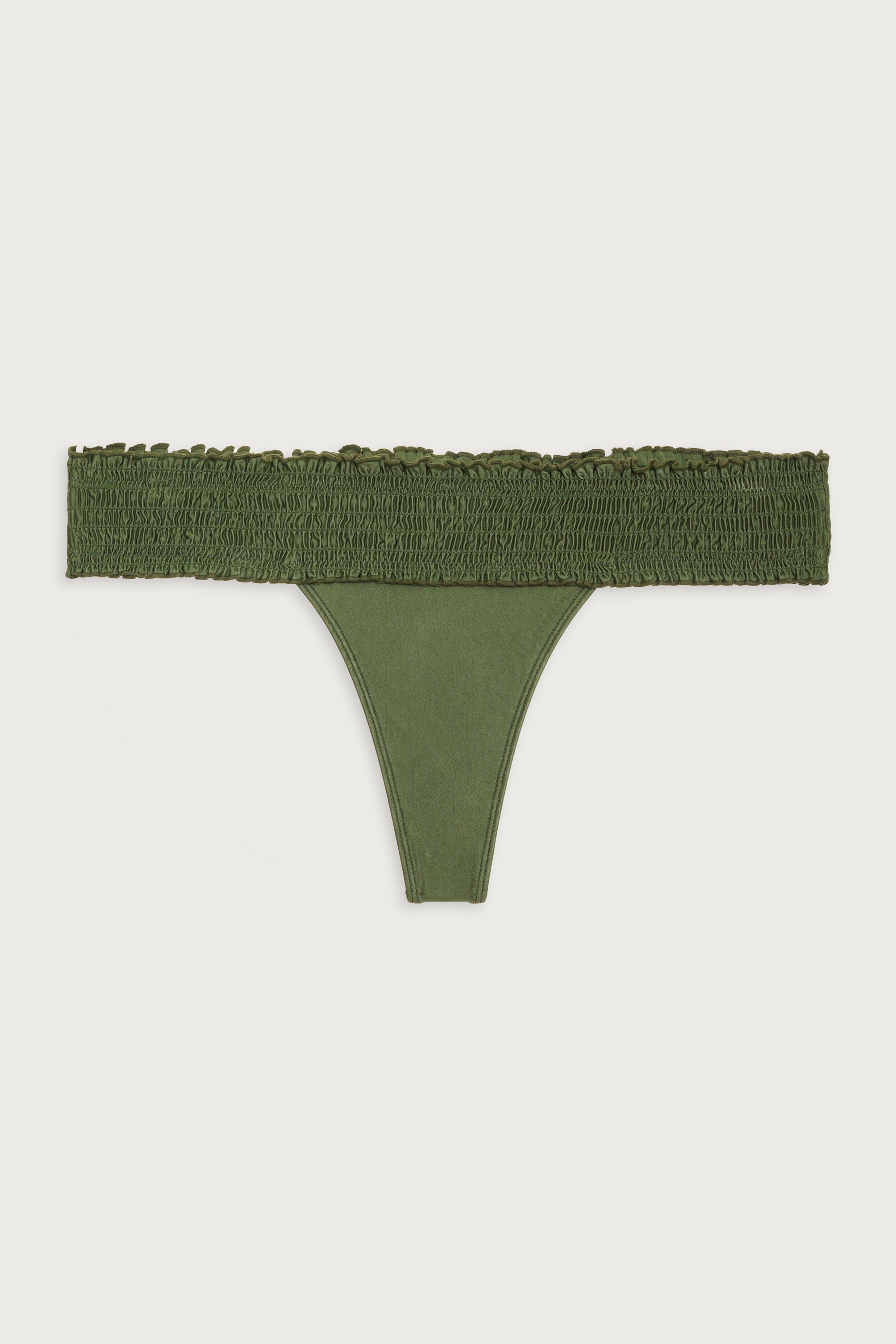 Sofia Shine Micro Bikini Bottom - Sea Moss