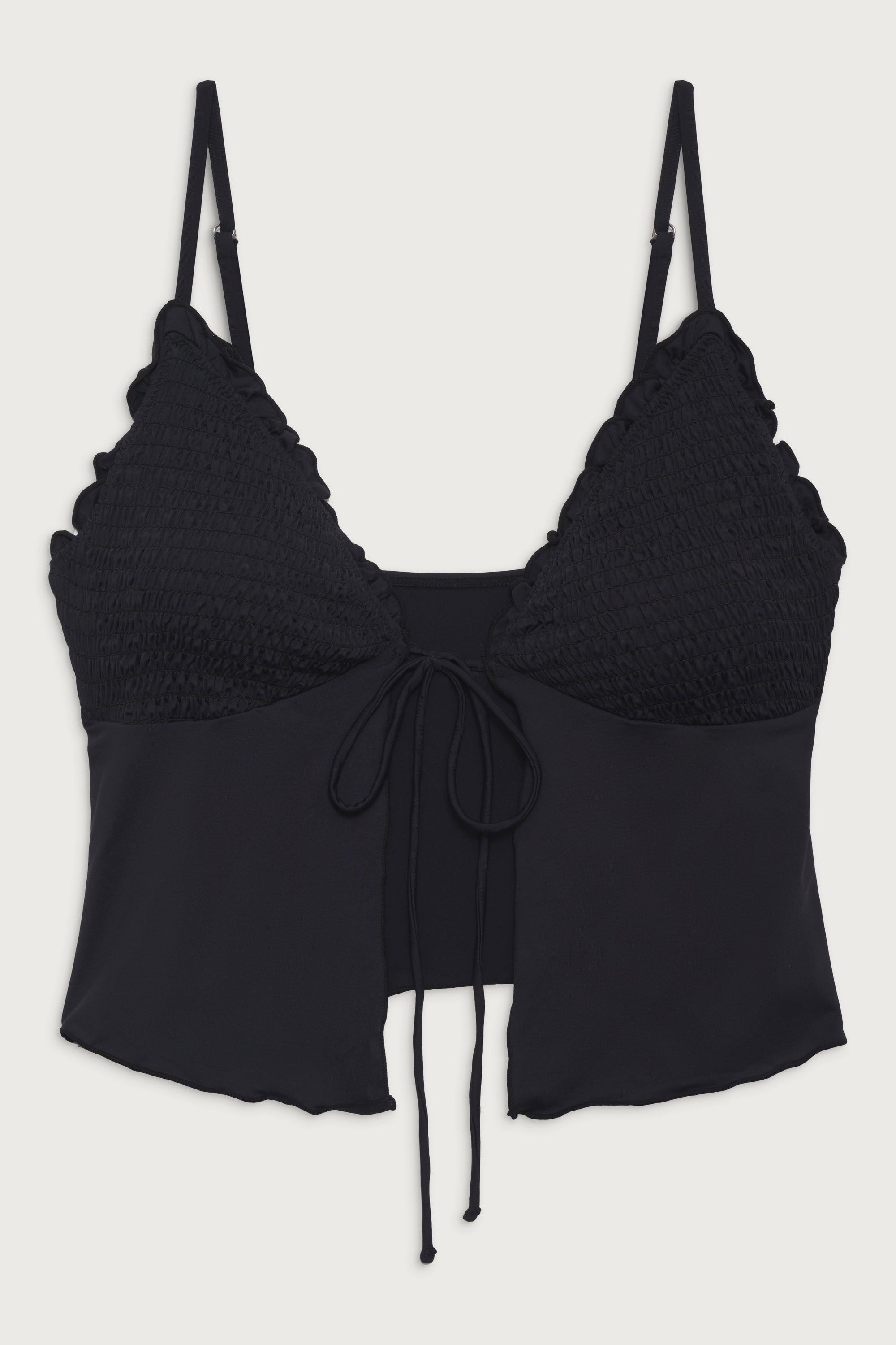 Penelope Tankini Bikini Top - Black