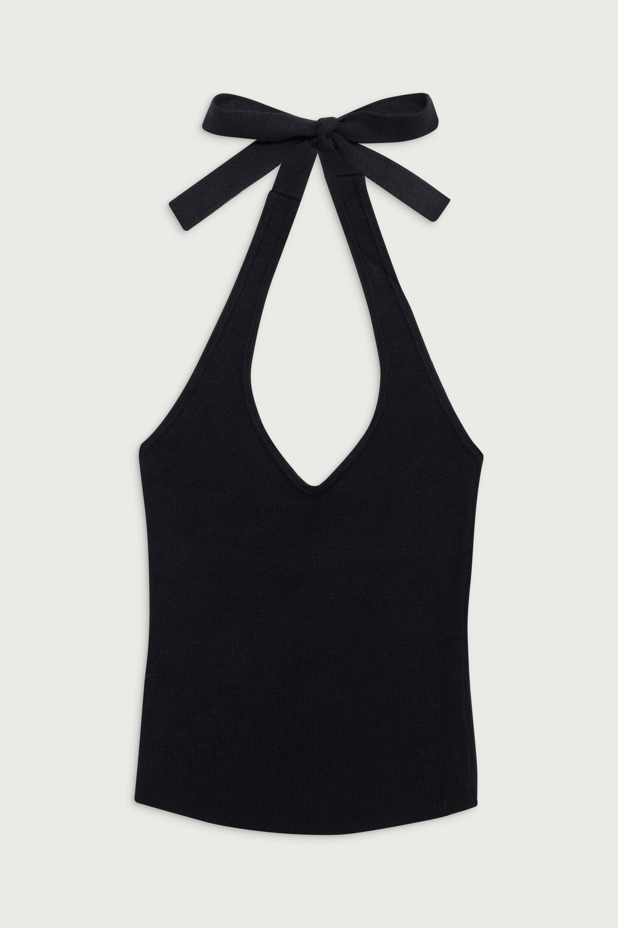 Marialla Knit Halter Top - Black