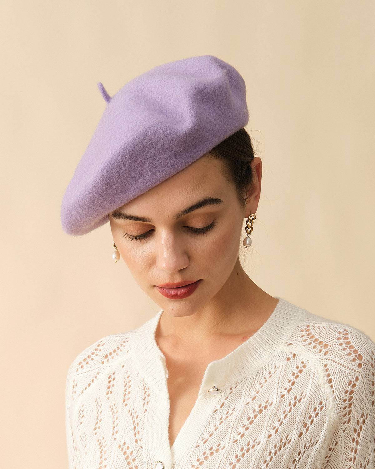 The Solid Retro Versatile Beret