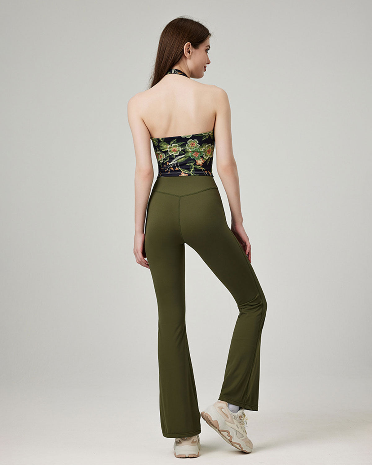 Green Floral Camis - Medium Support