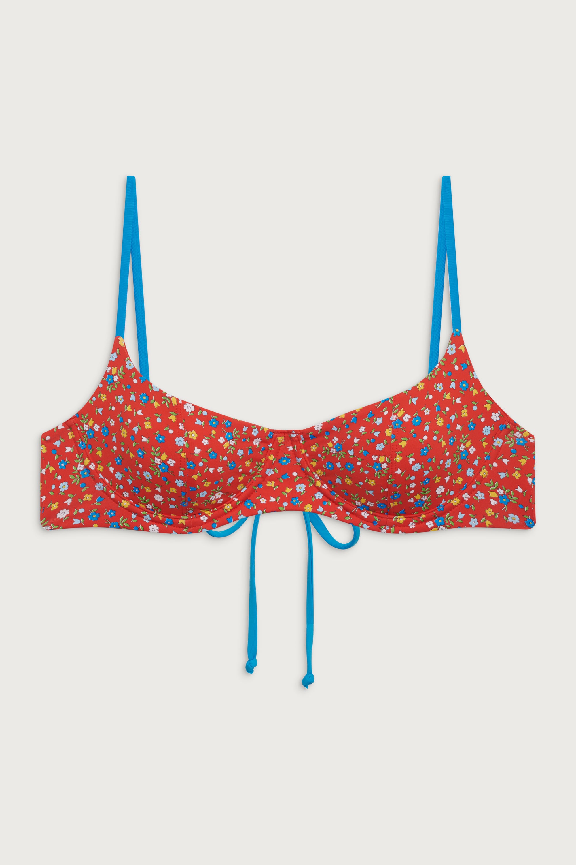 Cola Underwire Balconette Bikini Top - Seaside Farm