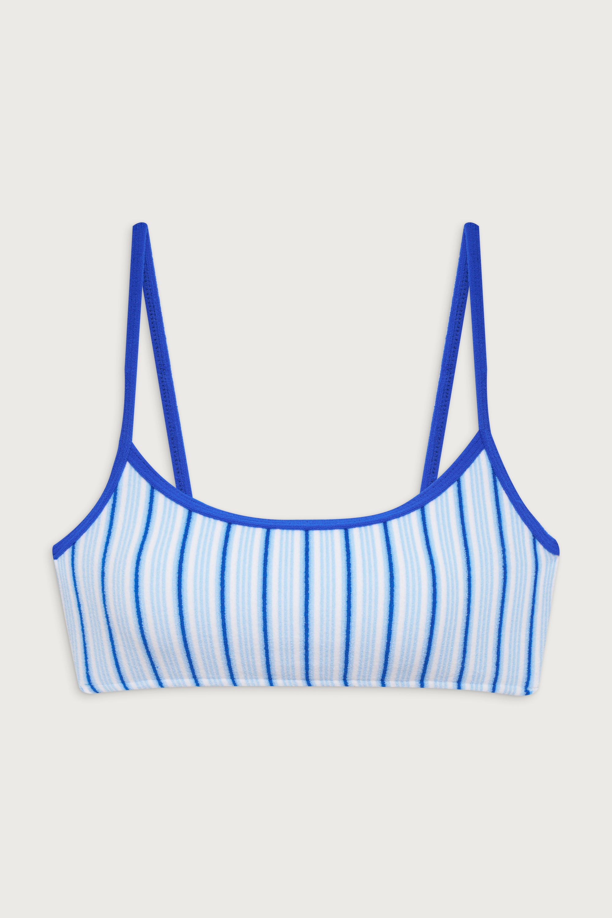 Bay View Bralette Bikini Top - Seaside Stripe