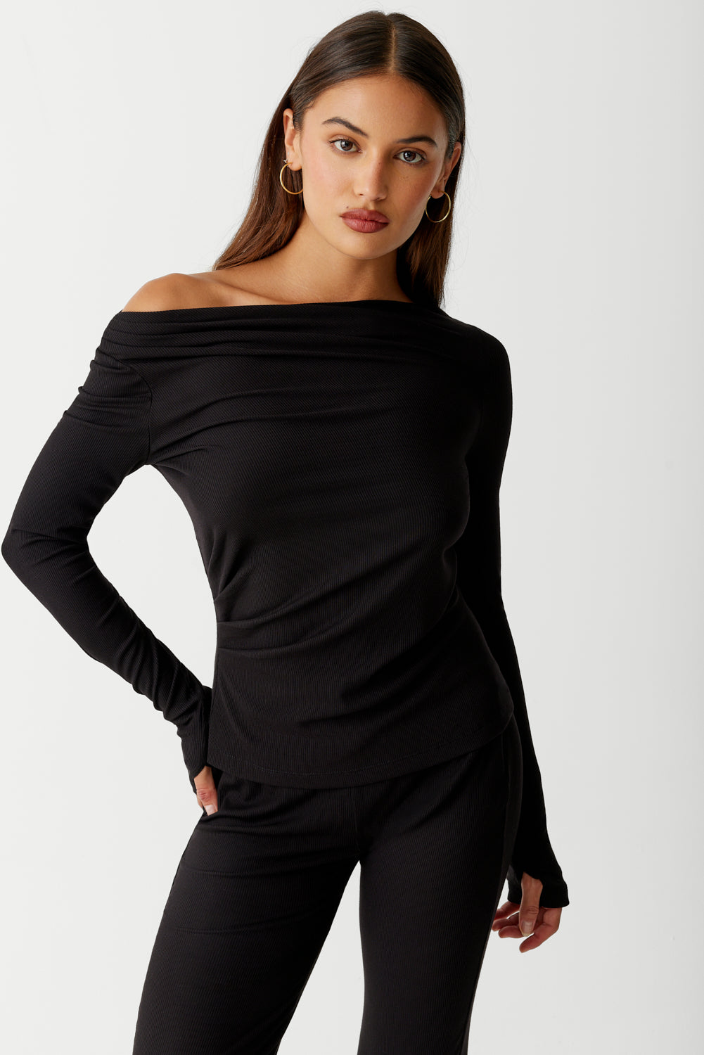 Dahlia Long Sleeve Shirt - Black