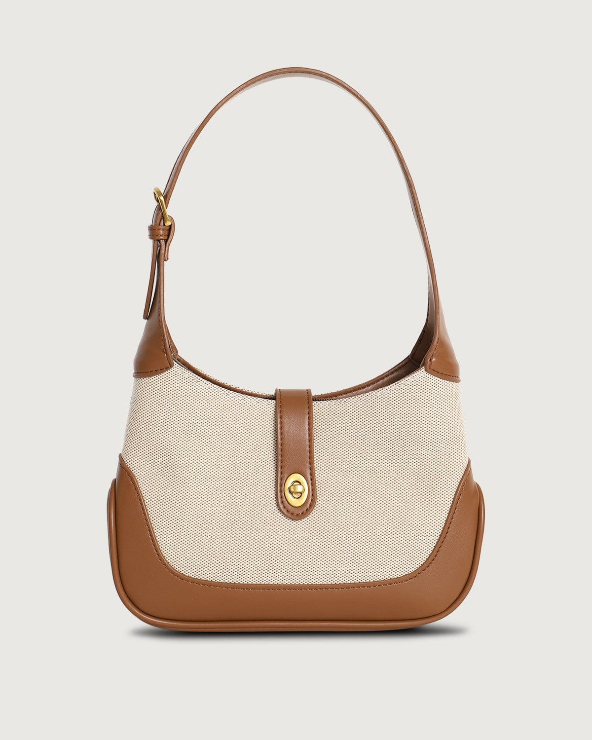 The Color Block Twist Lock Hobo Bag